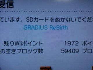 Gradius ReBirth購入