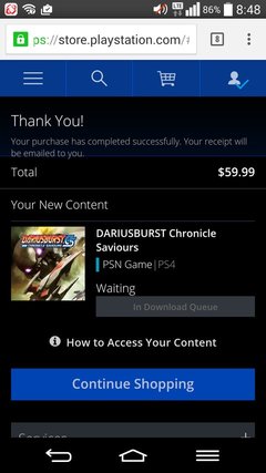 DARIUSBURST Chronicle Saviours PS4版購入