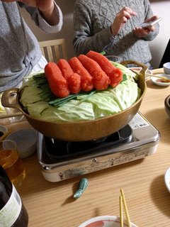 明太モツ鍋