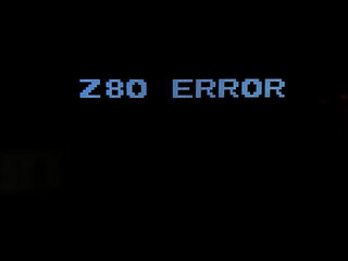 Z80 ERRORのまま