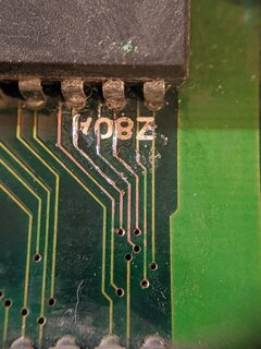 Z80周辺のパターン切れを補修