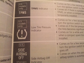 Low Tire Pressure Indicator